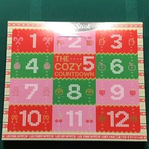 PRICE⬇️SET OF 2-11 count ChapSticks!!22 total!!Cozy Countdown Advent Calendar**